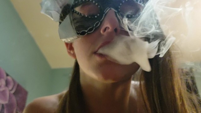 Pretty Girl Smoke for you Bastard (smoke Fetish Dirty Talk)