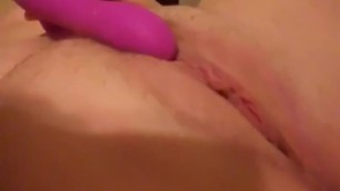 Wife Toying her Pussy and Cumming