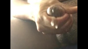 LONG CUM STREAM Solo Jerk Mastubation BBC Cumshot Load Black Cock