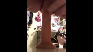 My Girlfriend Fucking her Dildo while I’m at Work