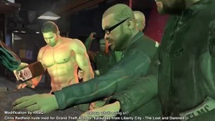 GTA IV EFLC the Lost and Damned - Chris Redfield Nude Mod Replaces Johnny