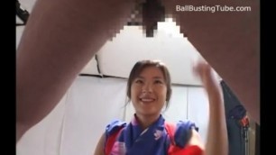 Ballbusting Japanese Testicle Boxing