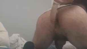 Portuguese Gay Fuck his own Ass with a 19cm Dildo