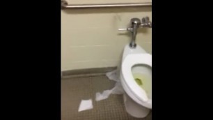 Fucking Nasty Hoe in School Bathroom
