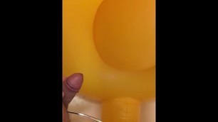 Pissing on Inflatable Duck 1