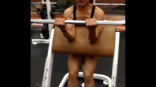 Thai FBB MILF Pumping up her Biceps 4