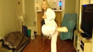 Karate Woman Kicks