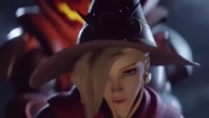 Witch Mercy Pounded by Undead Reaper (OVERWATCH)