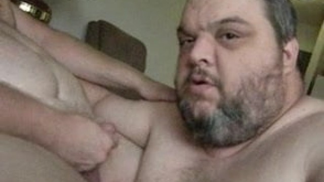 Sucking a superchub with a tiny cock