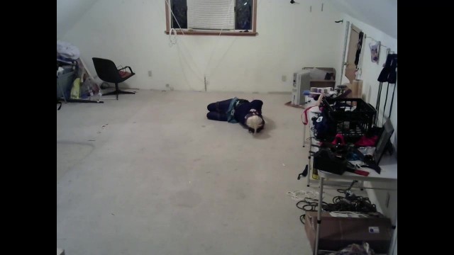 crossdresser in selfbondage
