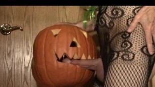 Sissy Slut Pussyboy Pumpkin Fucking