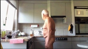 grandpa in kitchen