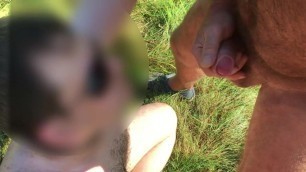 4 guys outdoor (cock sucking, pissing, wanking)