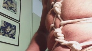 bondage roped masturbation