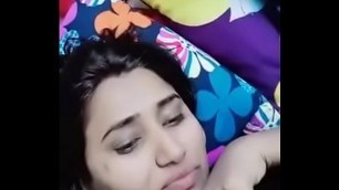 Swathi naidu liplock and enjoying with boyfriend on bed