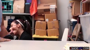 Two hot best friends fucked by LP officer in his office