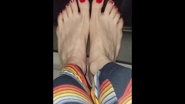 Feet in the Window