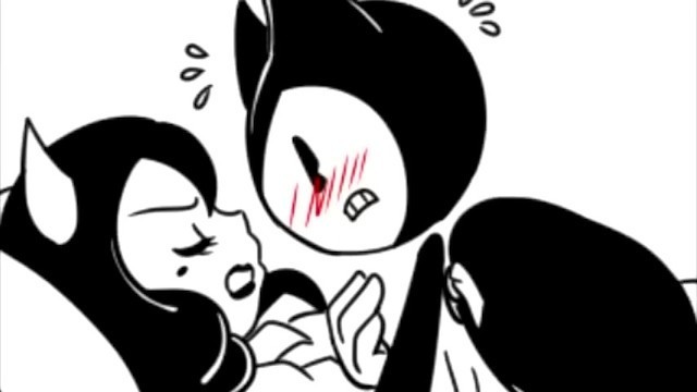 Bendy En "enamorados" Con Boris y Alice Angel - Comic Animado