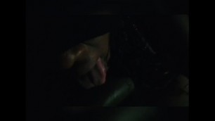Ebony Choking on Dick