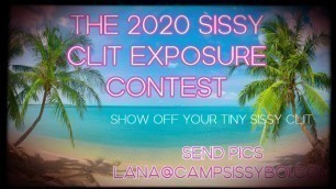 The 2020 Sissy Clit Contest