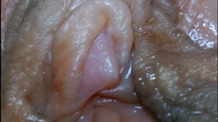 Pussy and Clit very Close Up, the Smallest Details