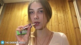 Smoking Fetish Girl 4